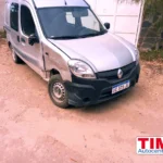 Renault Kangoo gris reparaci&oacute;n - chapa y pintura - Igualacion color