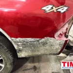 Toyota 4x4 Roja Chapa pintura igualacion de color