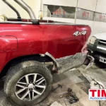 Toyota 4x4 Roja Chapa pintura igualacion de color
